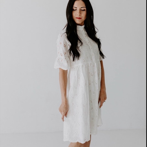 Import Dress with Ruffle Neckline - Picture 8 of 8